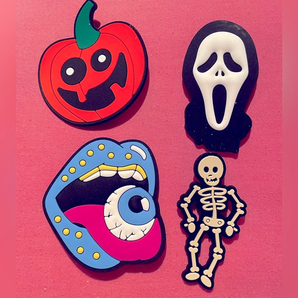 👜 Bogg Bag or Croc Charms 👜 Halloween Set of 4 👜